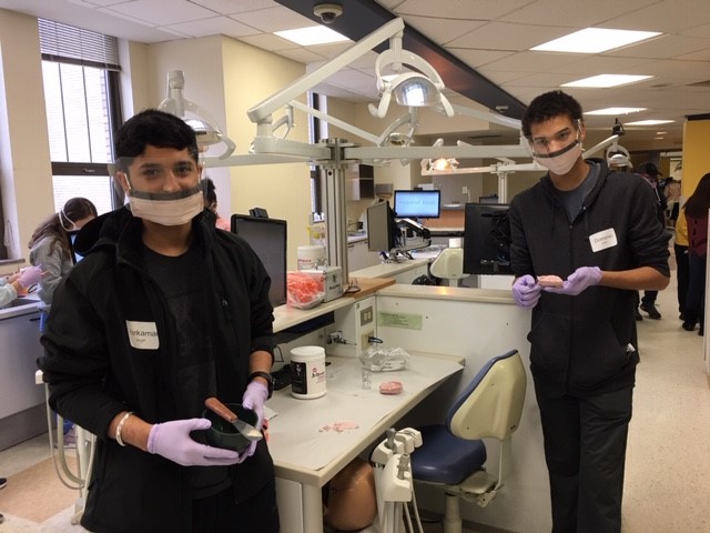 Students in a lab