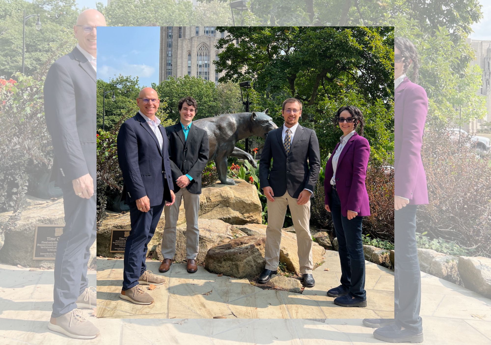 Robert Cunningham, Robert Esswein, Quincy Bayer, and Mai Abdelhakim