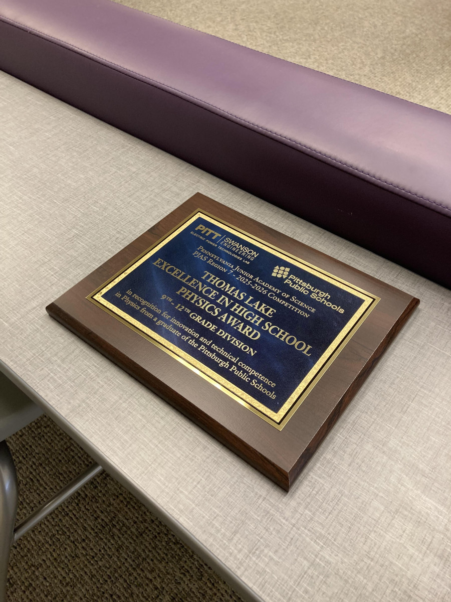 PJAS Award 4 - Thomas Lake Excellence Award PJAS Award 4