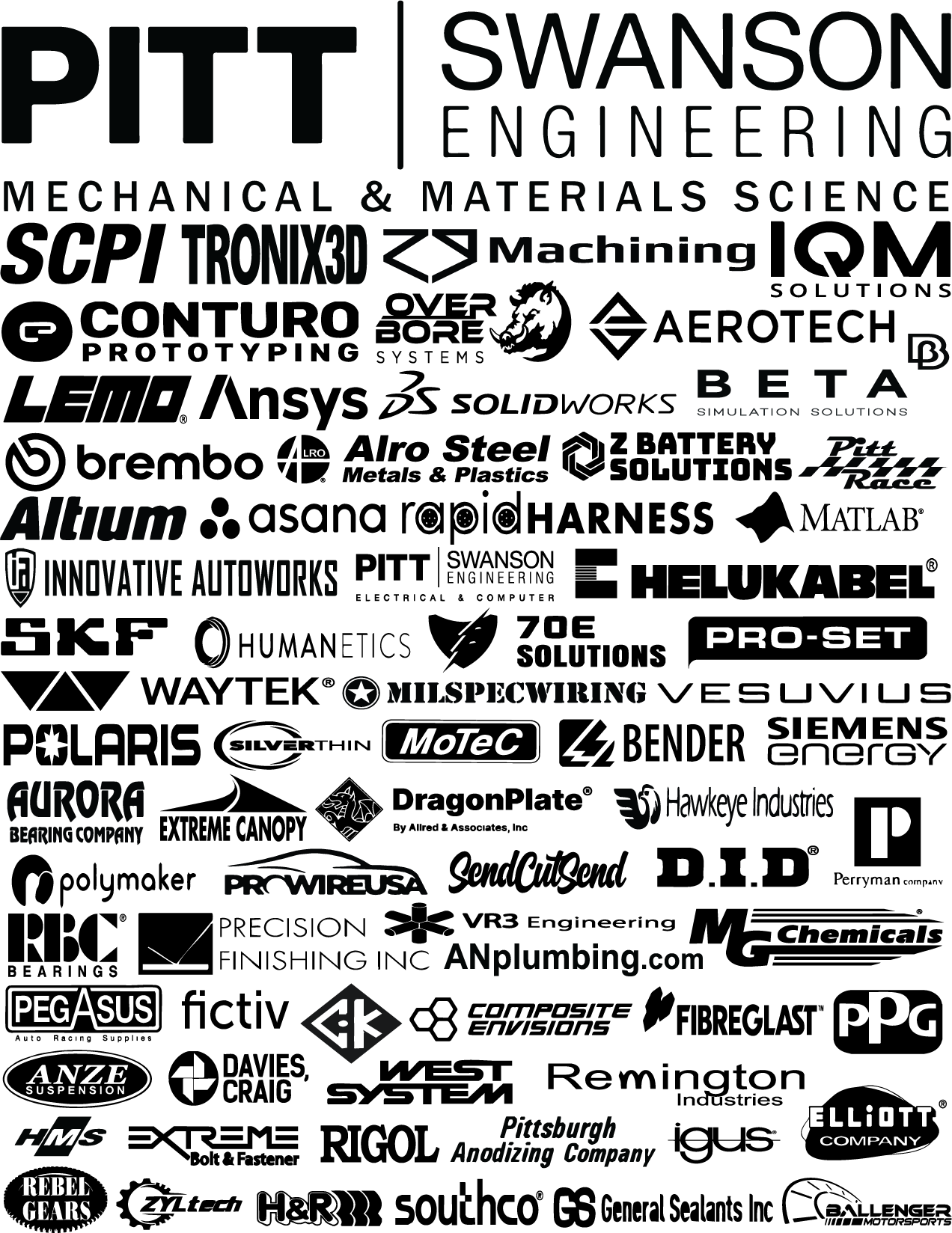 2024 sponsor block filled with a variety of logos