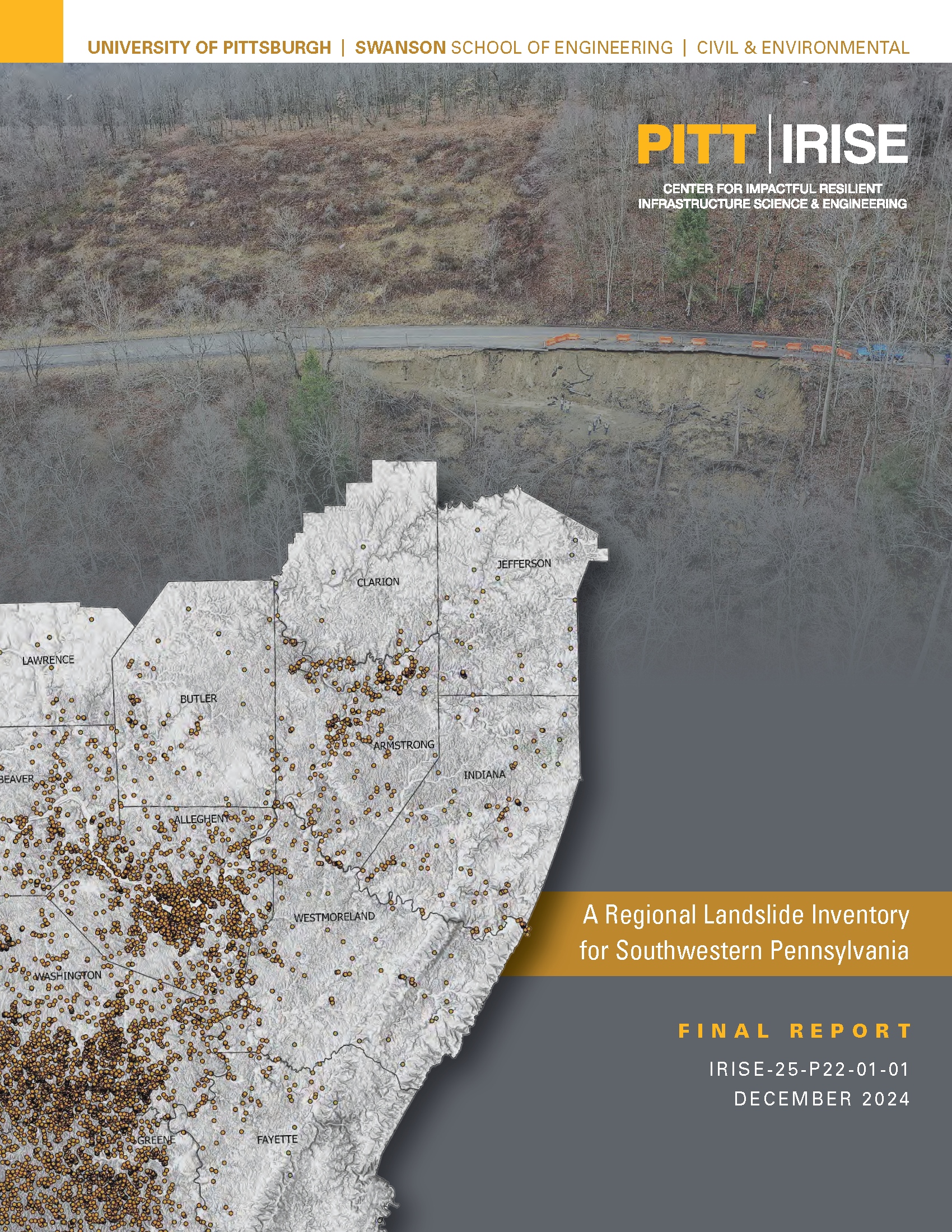 A Regional Landslide Inventory for Southwestern Pennsylvania report cover
