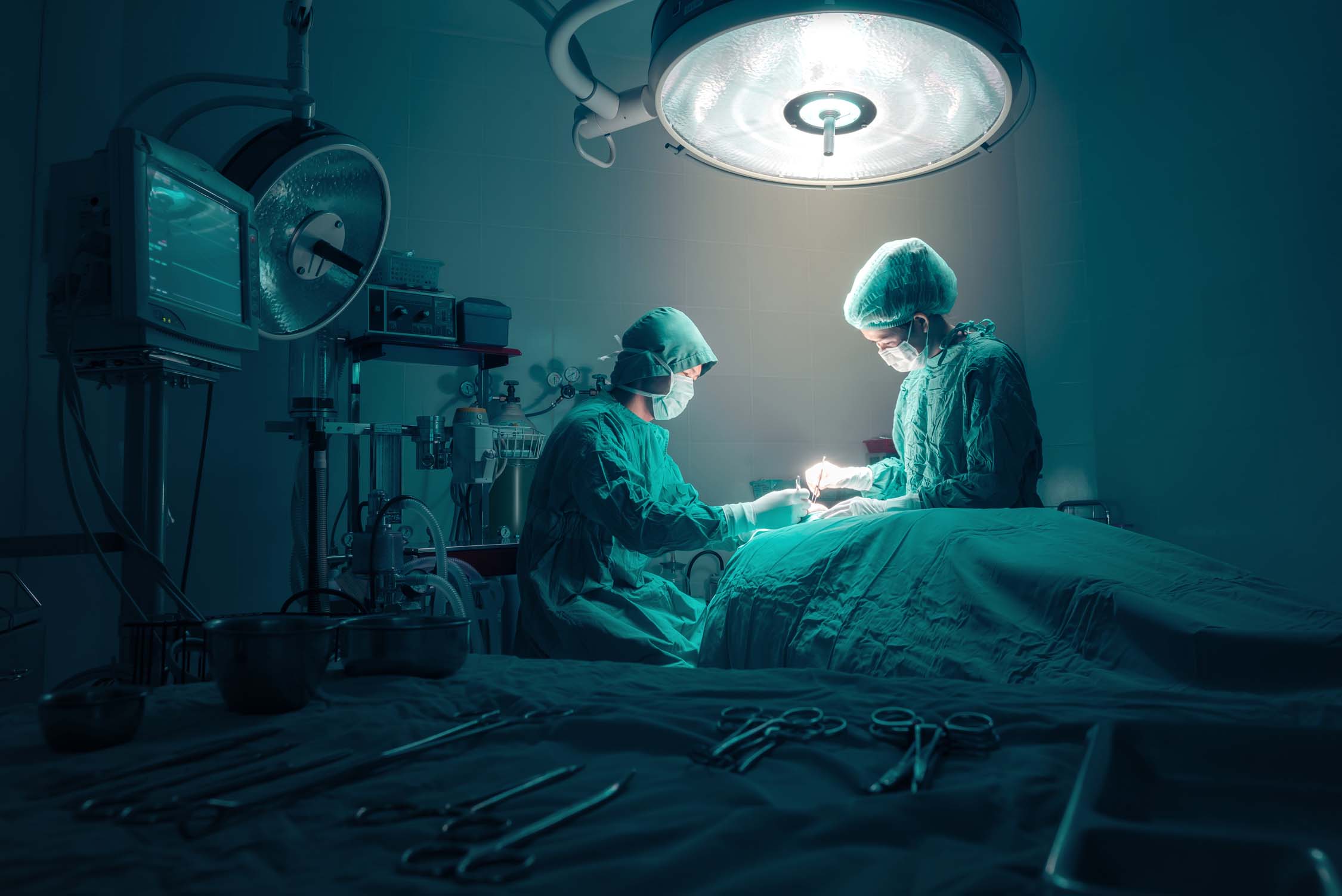 stock image of a surgery theater