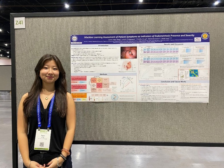 PhD student Kamali Charles, Post-doc Kiran Mcloughlin, and undergraduate students Yaya Wang and Janhavi Barpande – attended the 2025 BMES Conference in San Diego, California!
