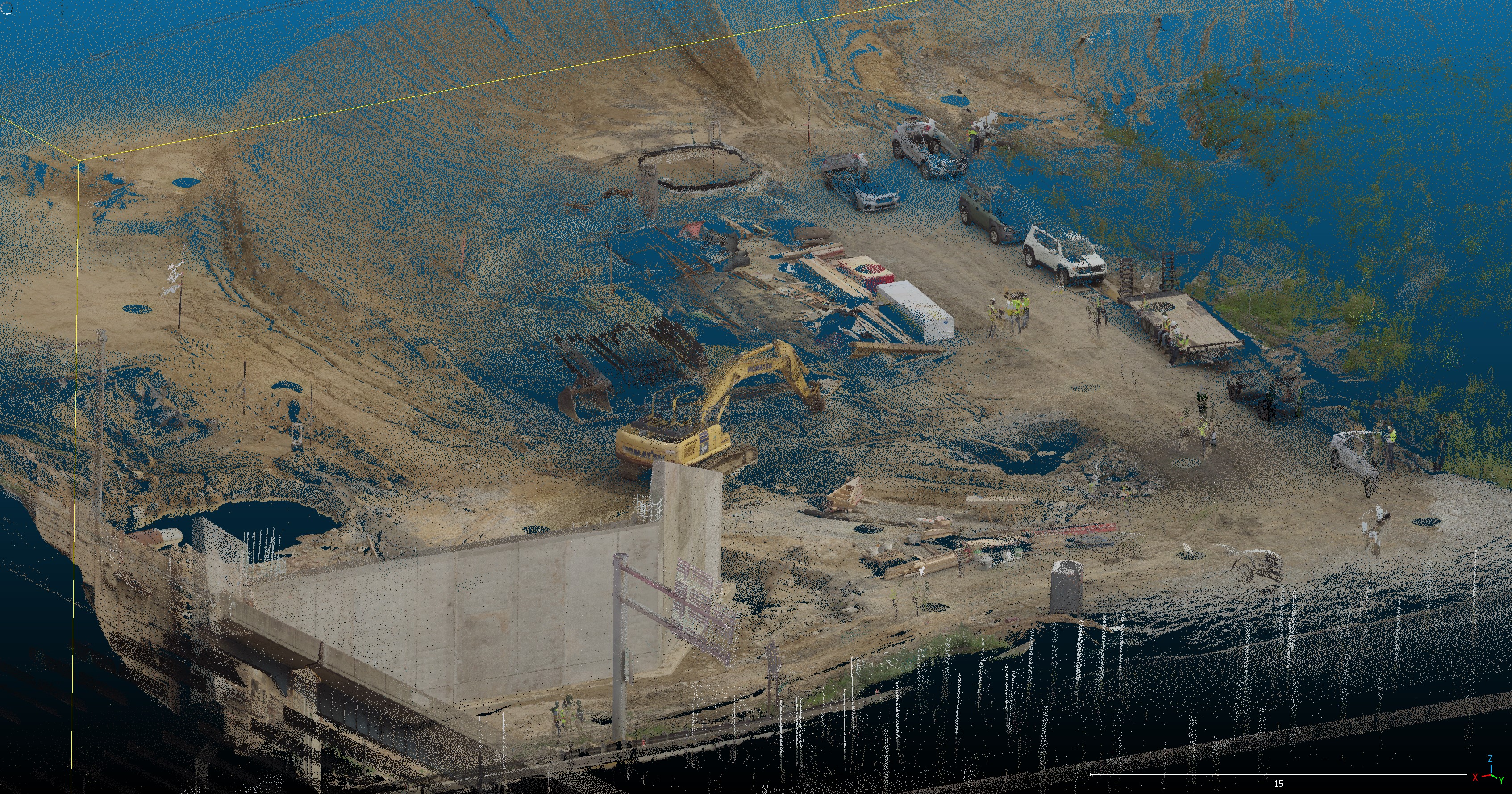 lidar image of ground