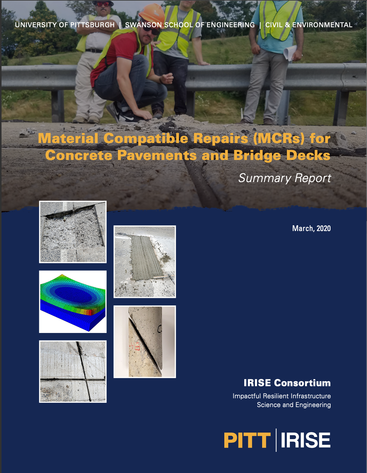 Material Compatible Repairs for concrete pavements and bridge decks summary report