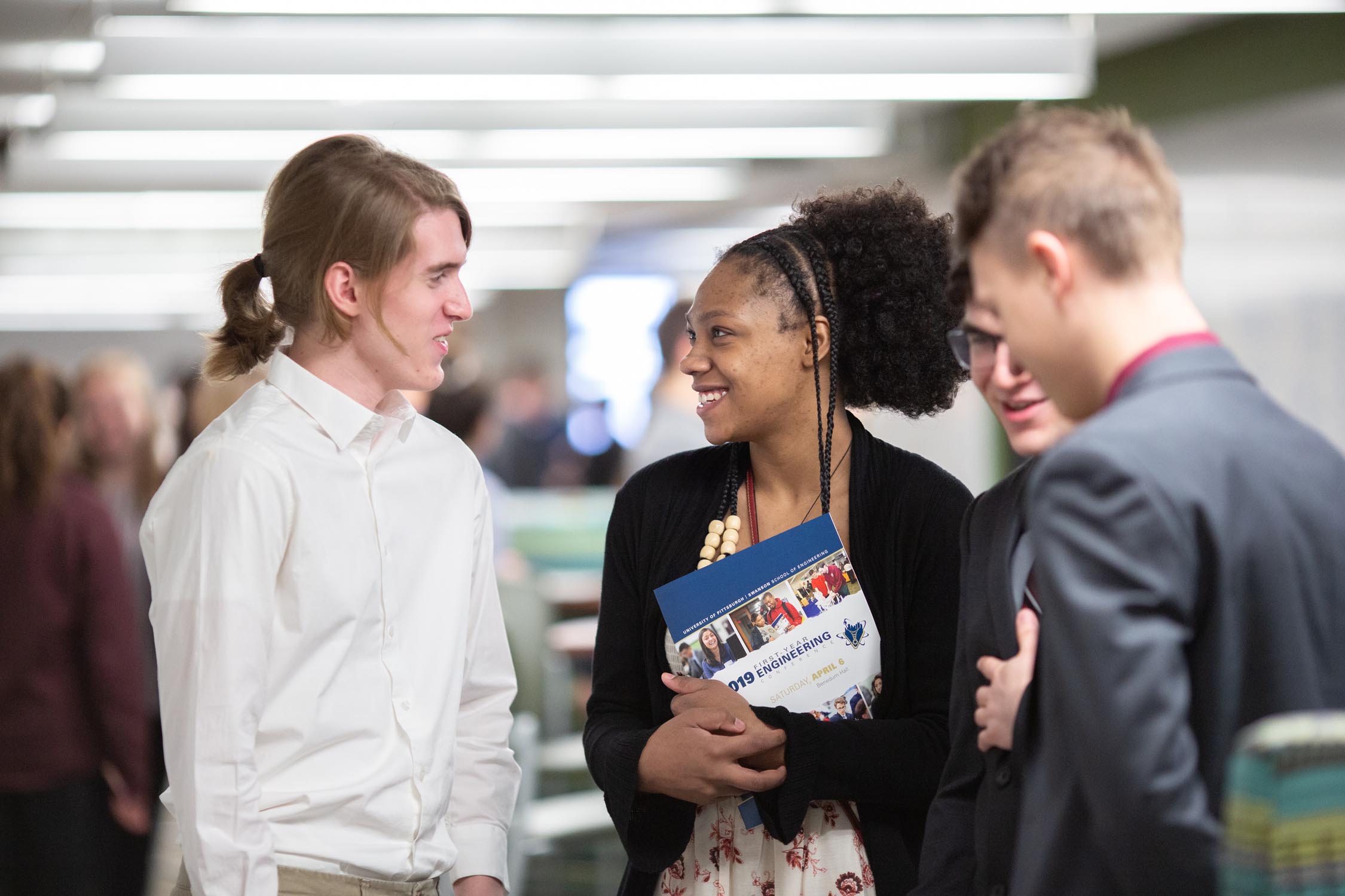 Students talking