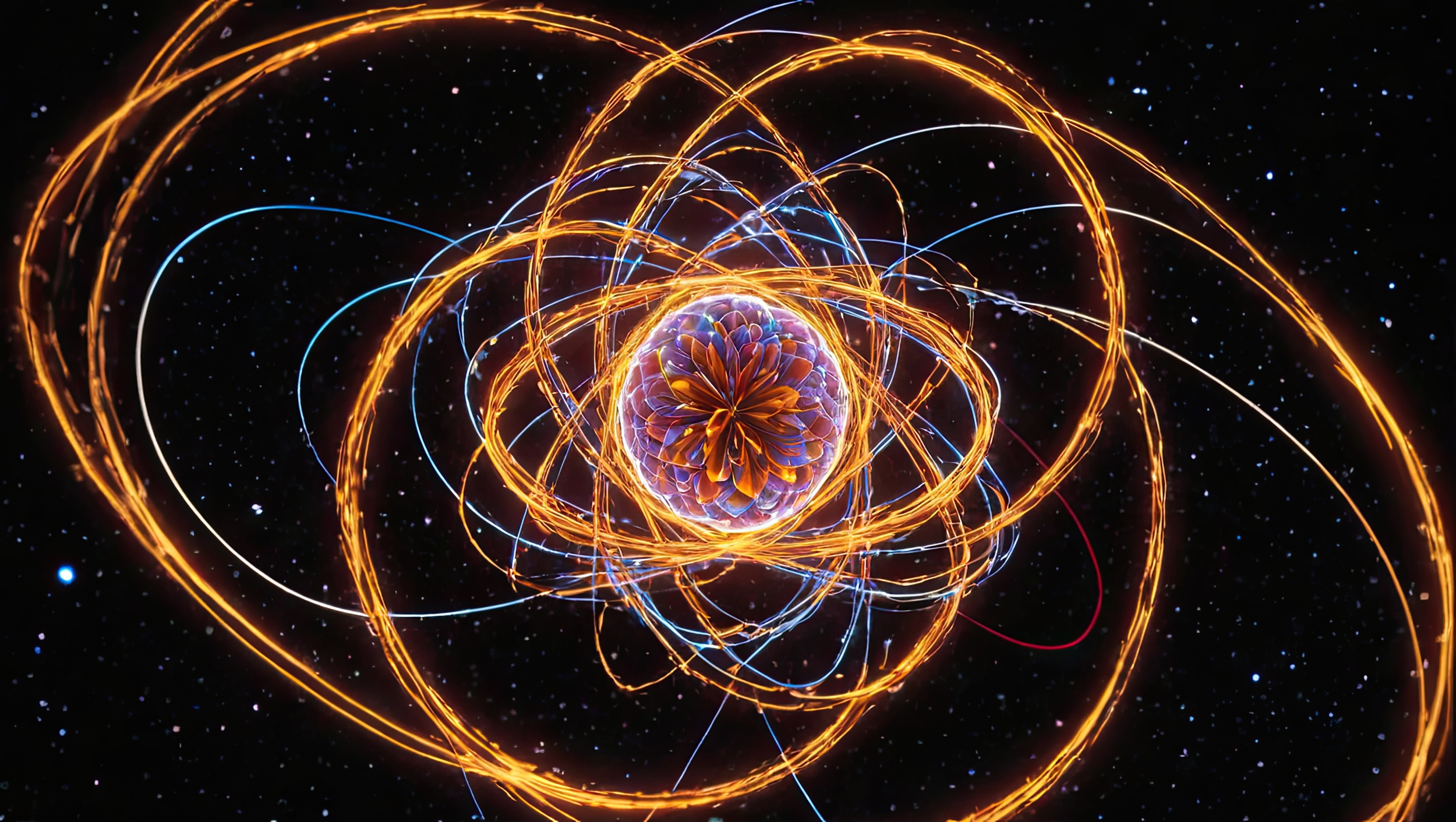 The quantum realm, Subatomic particles, quantum computing and quantum mechanics wave-particle duality, Generative AI