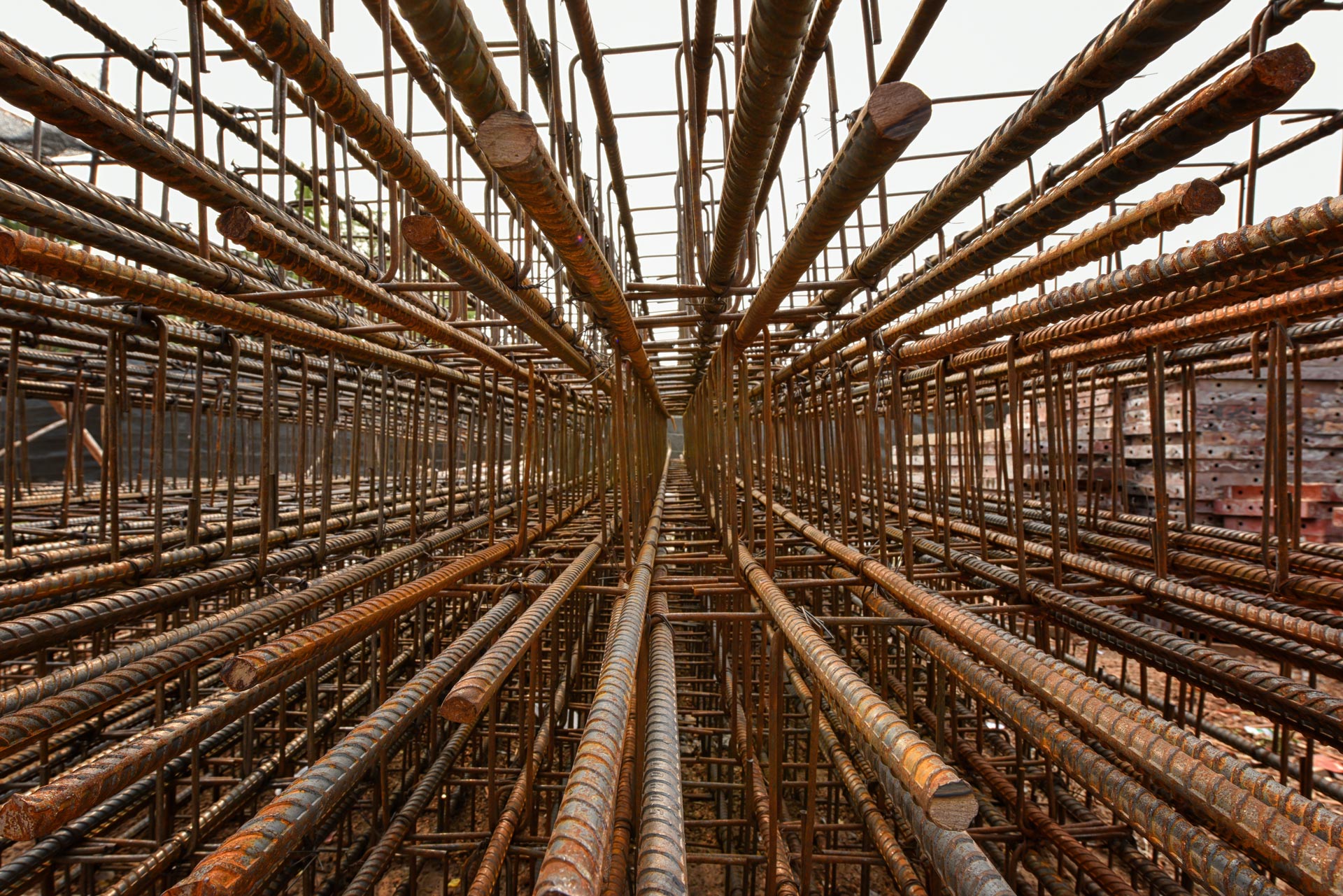 Rebar supports for construction