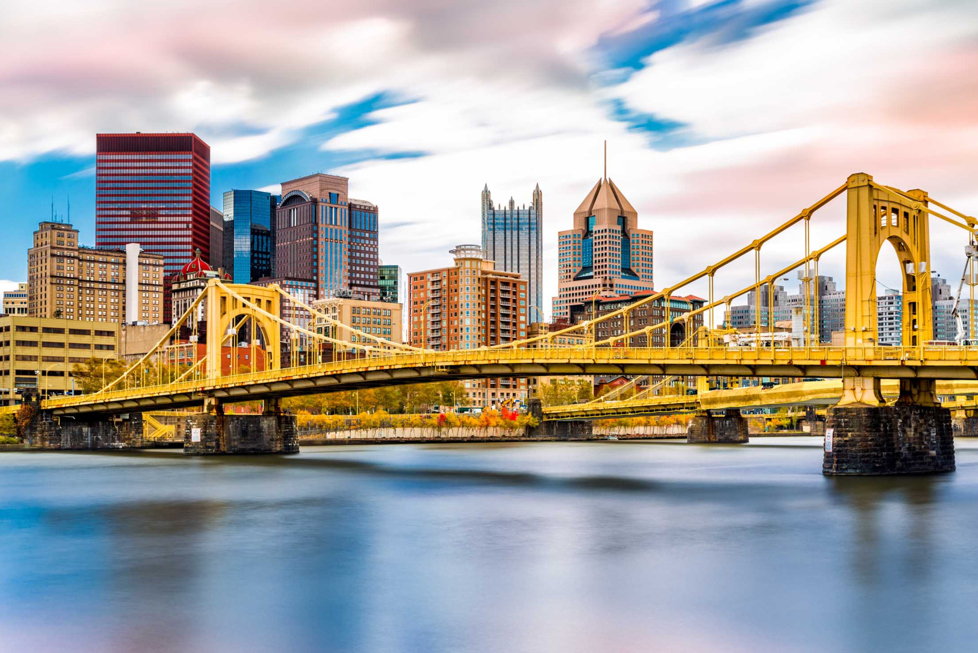 Downtown Pittsburgh in the daytime 