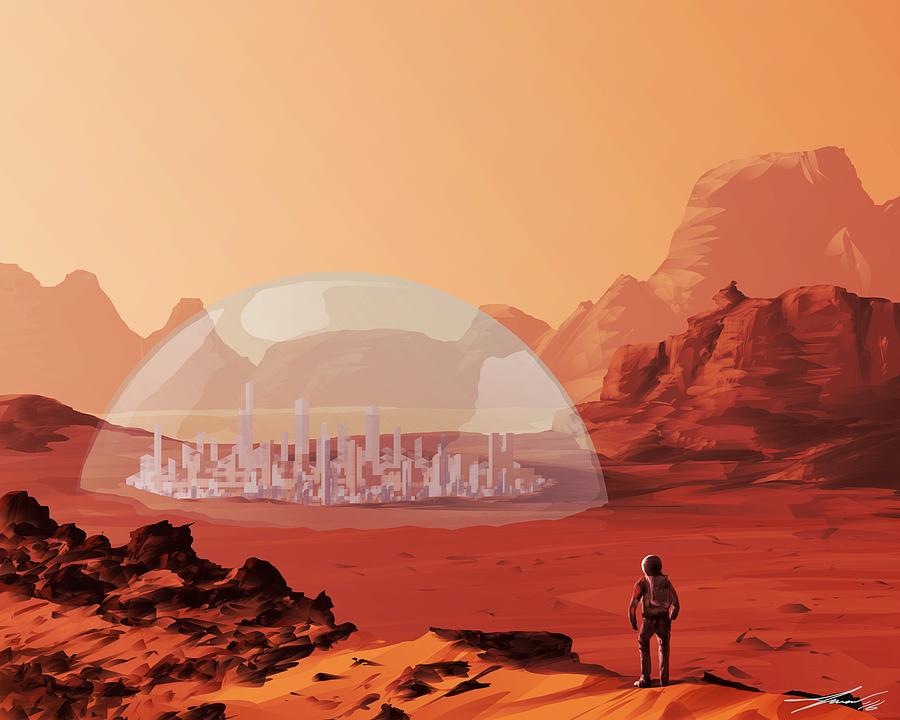screenshot from the mars game